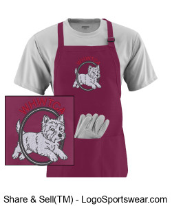 APRON w/ Embroidered image Design Zoom