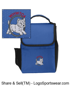 Lunch Bag with Embroidered Westie Design Zoom